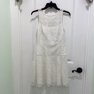 White House Black Market white dress